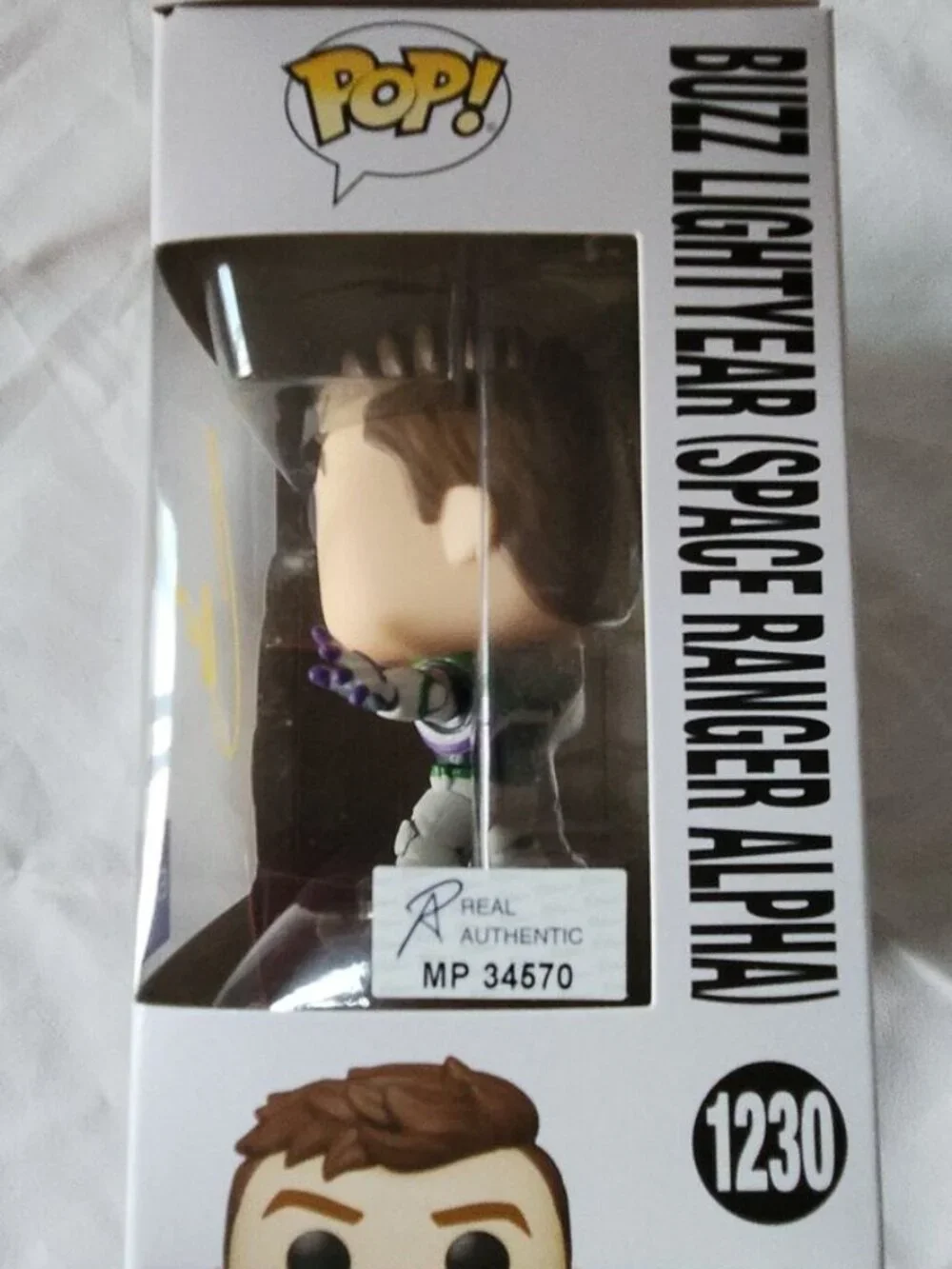 Chris Evans signed Funko Pop! Pixar - Buzz Lightyear (Space Ranger Alpha #1230) - Picture 6 of 13